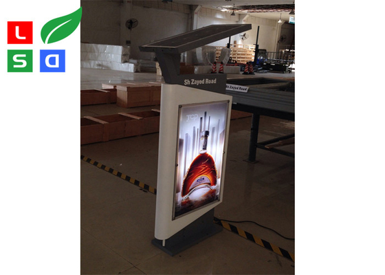 A0 841x1189mm Poster 6000K Solar Powered LED Signs Billboard For Street